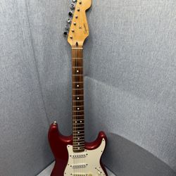 1997 Fender MIM  Squire Stratocaster Metallic Red