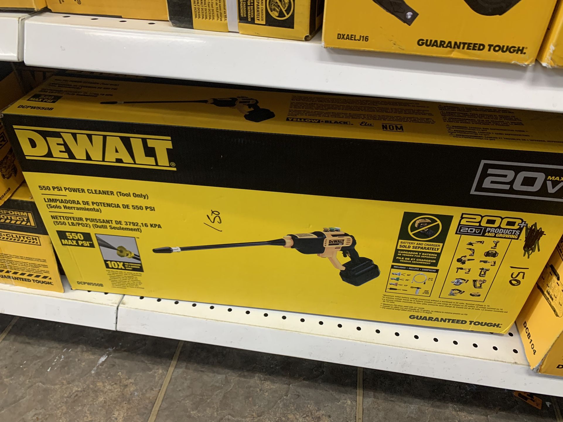 Dewalt New Pressure Washer 20v - Tool Only 