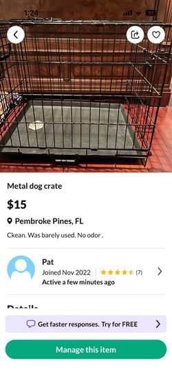 Dog crate