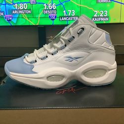 NEW MEN’S REEBOK QUESTION MID IVERSON PREMIUM BASKETBALL 🏀 SNEAKERS Sz 7 & 8 Available 