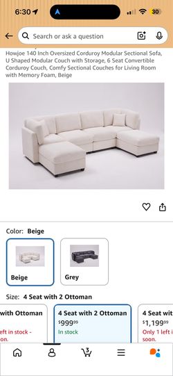 Comfy couch- no pets and smoke free home