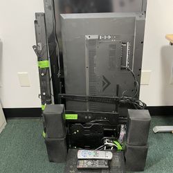 Package Deal, 2 TV’s, Speakers, Wall Mount Brackets