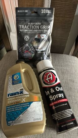 Car detailing stuff.