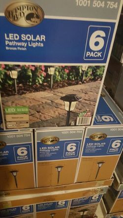 SOLAR LED Pathway Lights by Hampton Bay
