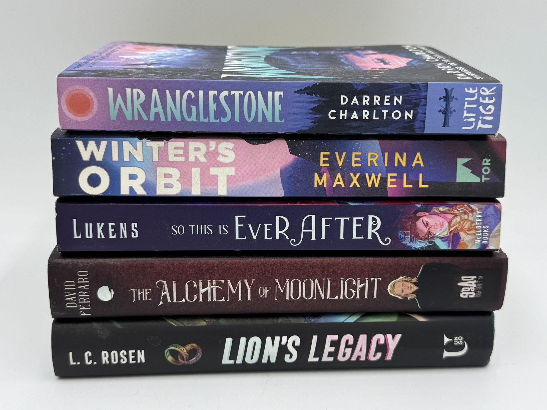 LGBT Book Lot Charlton Maxwell Lukens Ferraro Rosen