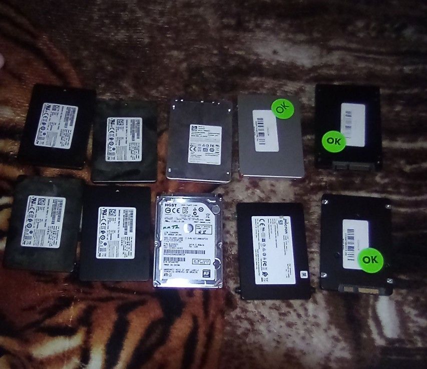 2.5 SSD Laptop Hard Drives 256gb SSD ( 10 Pieces )