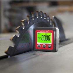 Digital Angle Finder Magnetic Table Saw Angle Finder Tool - Digital Inclinometer -4 of 90 Degree Finder Angle Cube Digital Protractor Bevel Gauge for 