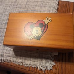 Mickey Mouse Wooden Box