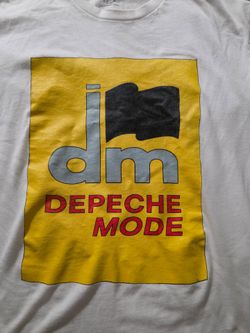 Depeche Mode T-Shirt Men’s Medium White Graphic Band Tee