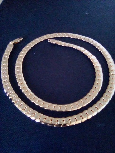 Gold Plated Snake Necklace Chain