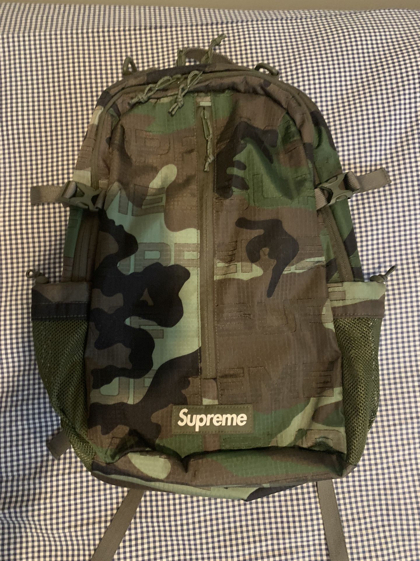 Supreme Backpack FW 21 - Woodland Camo