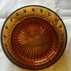 Vintage MCM Amber Colored Candy Bowl