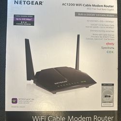 Netgear AC1200 WiFi Cable Modem Router