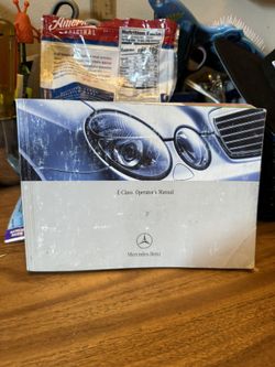 03-09 Mercedes-Benz E-Class Owner's Manuals & Case - E320 E500 E55 AMG