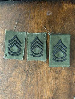 US Army Sergeant First Class Patch K5.