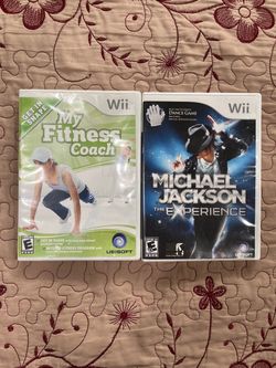 2 Wii Games (Michael Jackson and My Fitness Coach)