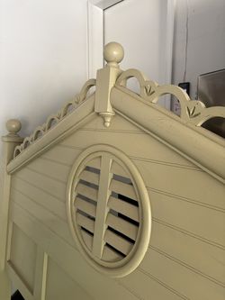 Solid, nice wood headboard