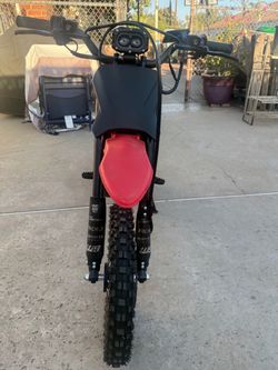 Electric Dirt Bike with Dual Front Light