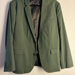 Mens Green Suit Set