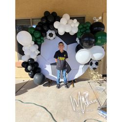 Soccer Balloon Arch