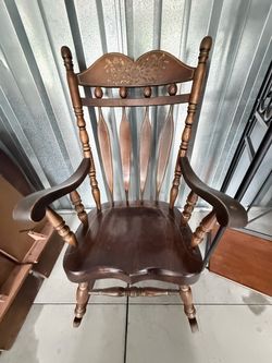 Vintage Wooden Rocking Chair