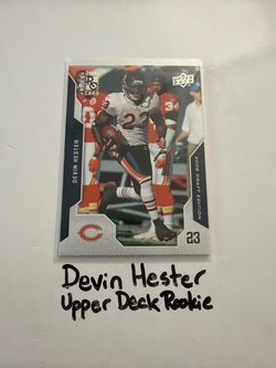 Devin Hester Chicago Bears Hall of Fame KR Upper Deck Rookie Card.
