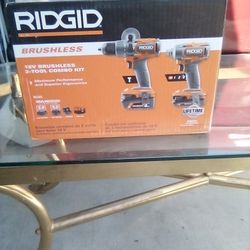 RIDGID Brushless 18v 2-tool Combo Set