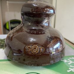 Vintage Glass Electrical Insulators