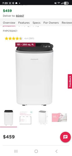 Brand New Frigidaire Portable Air Conditioner 10,000 BTU - $250