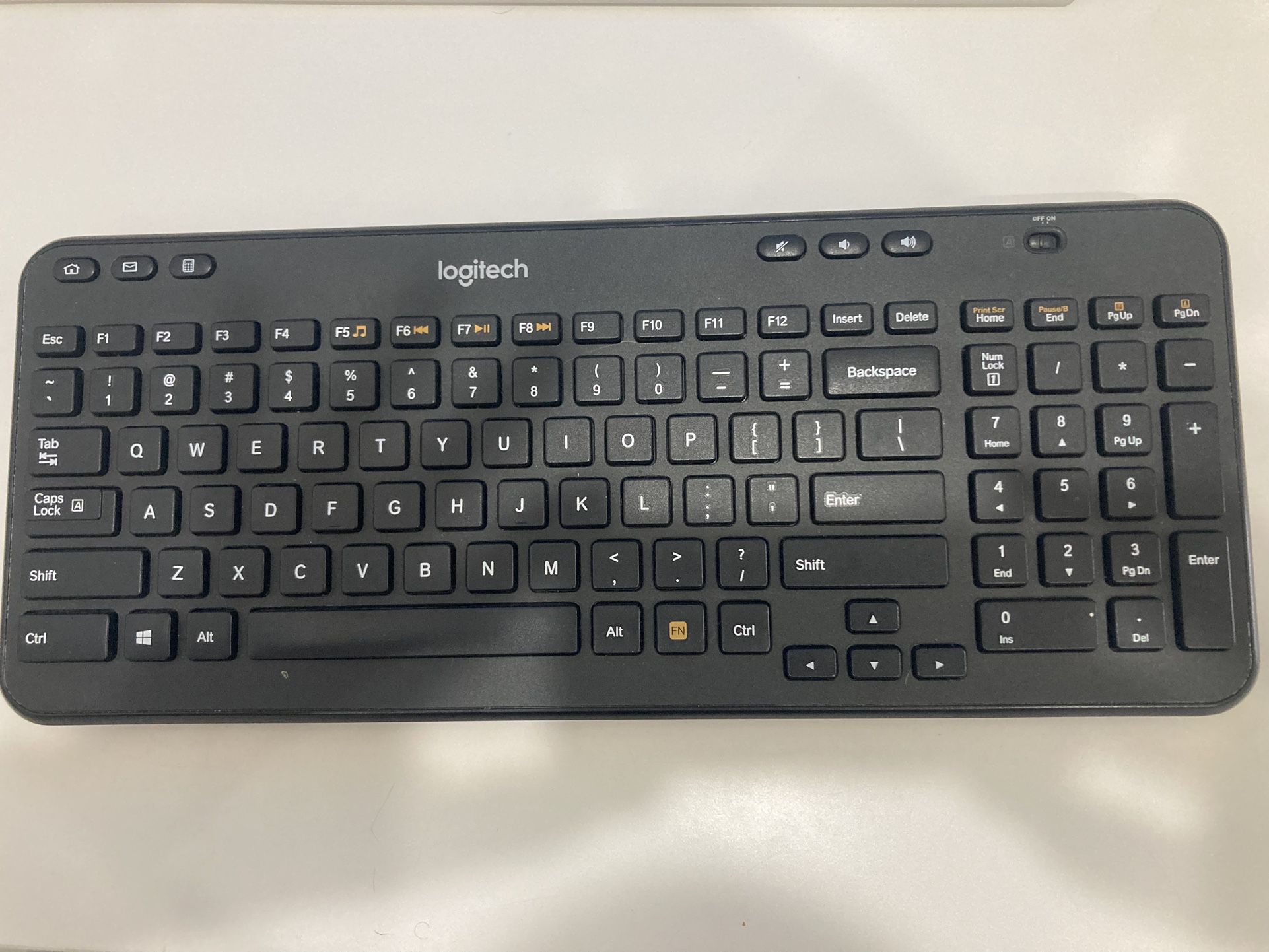 Logitech K360 Compact Wireless Keyboard with Hotkeys 