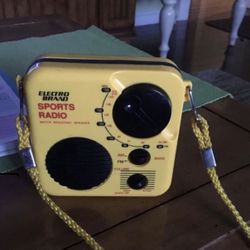 Vintage Electro Band Sports Radio.