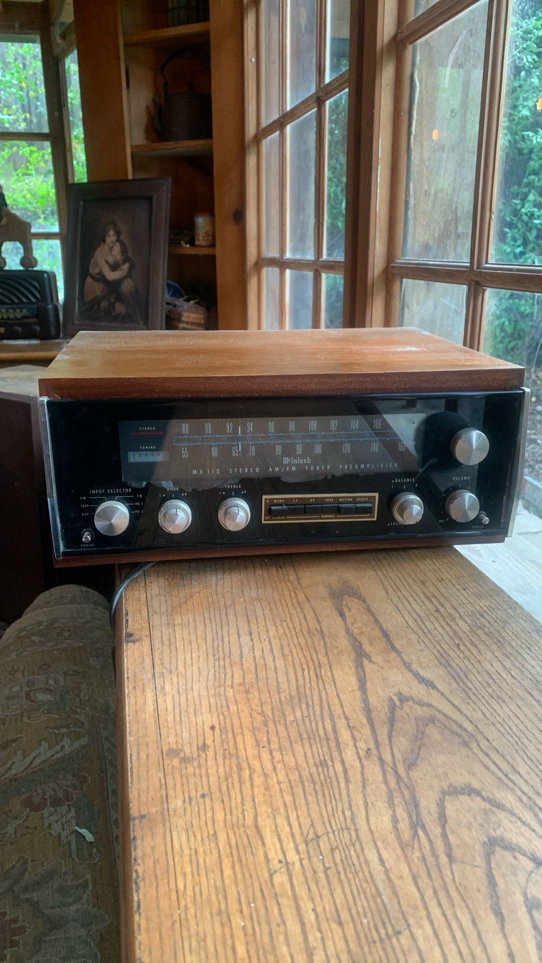 McIntosh MX 113 stereo AM/FM tuner preamplifier