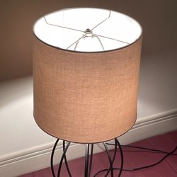 Open-Frame BLACK METAL TABLE LAMP - 27"H - price is firm as posted