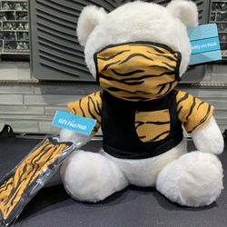 NEW - Masked Teddy Bear & matching Kid Mask - GIFT,, Get Well, Hospital, Sick, Birthday, Baby, Cancer, Surgery, etc (2 available)