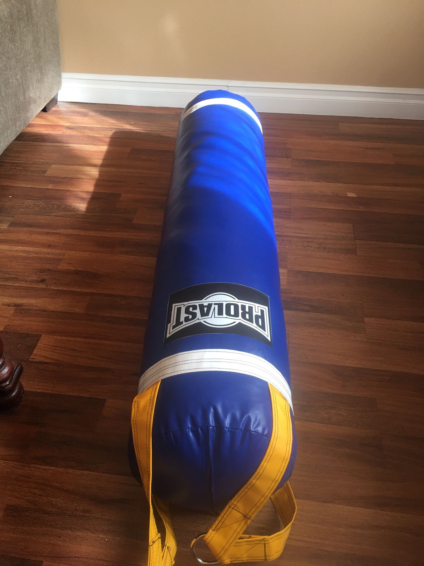PUNCHING BAG BRAND NEW 100 POUNDS FILLED LUXURY ABOUT FIVE FEET TALL MADE USA 🇺🇸 