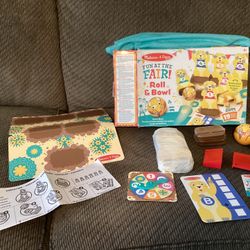 Brand New Melissa & Doug Fun at the Fair! Roll & Bowl