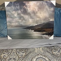 NEW Kirkland Calming Beach/ocean Canvas