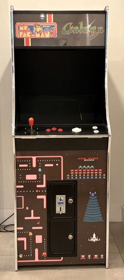 Vintage Arcade Machine – Multi-Game Pac-Man & Galaga Cabinet – Great Condition