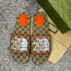 Gucci x The North Face slides sizes available! (READ DESCRIPTION!) 