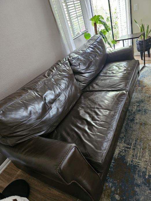 American Leather Couch Loveseat 