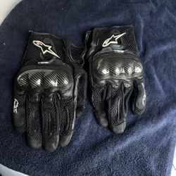 Alpinestars Alpine Stars Riding Gloves Sport Bike Bikes Moto Harley Atv Leather Hardshell Outershell 