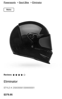 Motorcycle helmet Bell Eliminator black Medium/Large