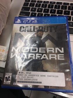 PlayStation 4 PS4 call of duty modern warfare game