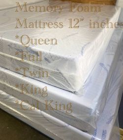 🚚💤 Memory Foam 🛏️💤12"🌙Mattress (FULL💤TWIN 💤QUEEN💤KING💤 #Same-dayDelivery