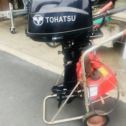 2020 TOHATSU OUTBOARD MOTOR 6HP BOAT ENGINE CLEAN WORKING CONDITION! Stand Not Included