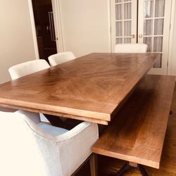 Dining Table With Bench