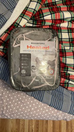 Heated Micro plush & Sherpa Blanket