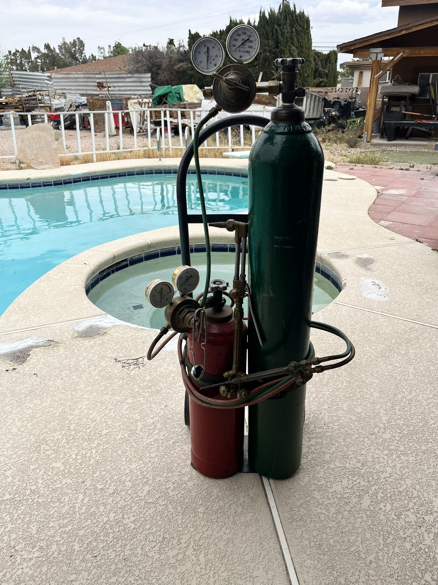 Oxygen & Acetylene Cutting Torch Set