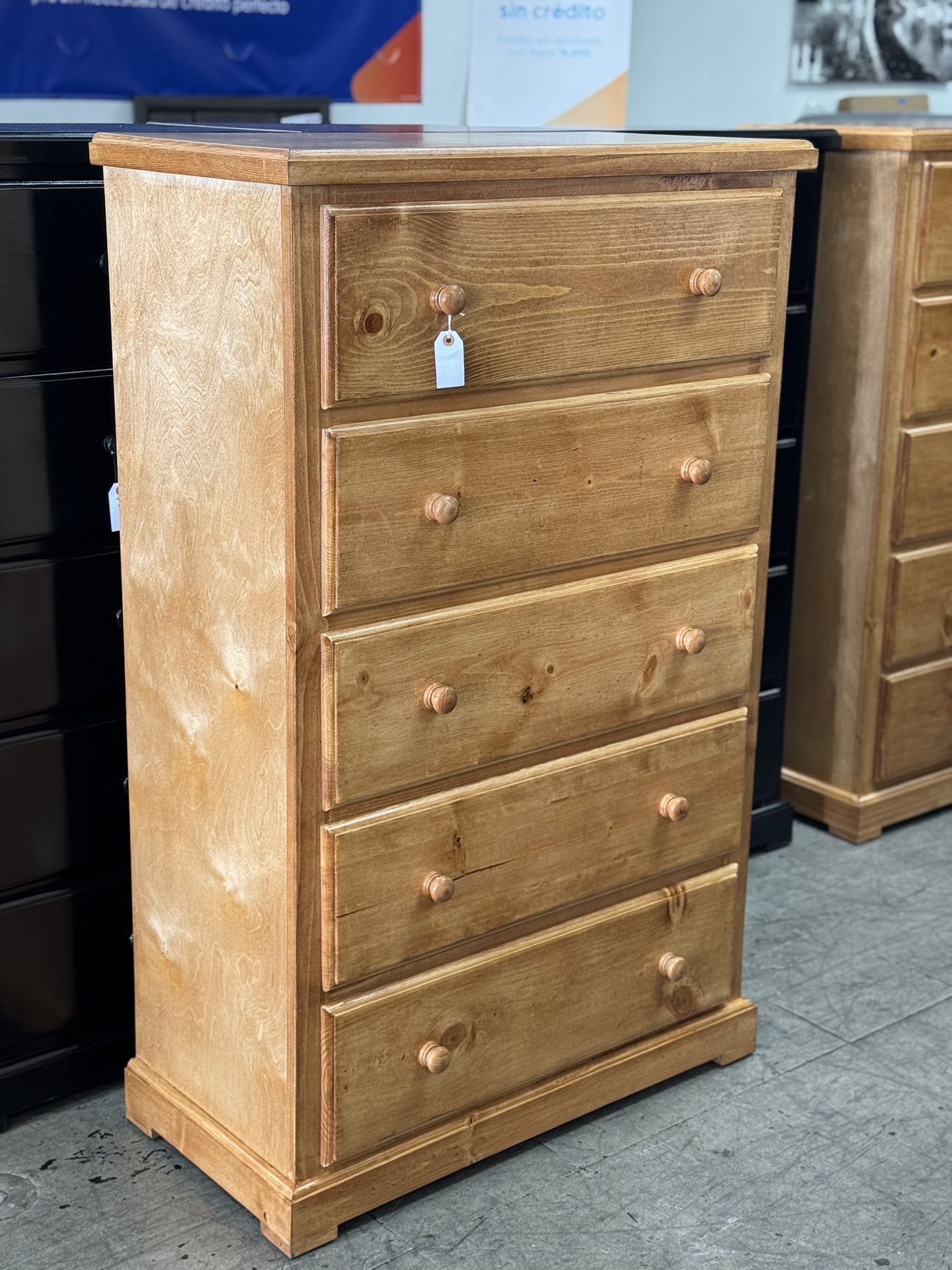 BRAND NEW Large Pine Dressers, Tall Solid Wood Chest of Drawers