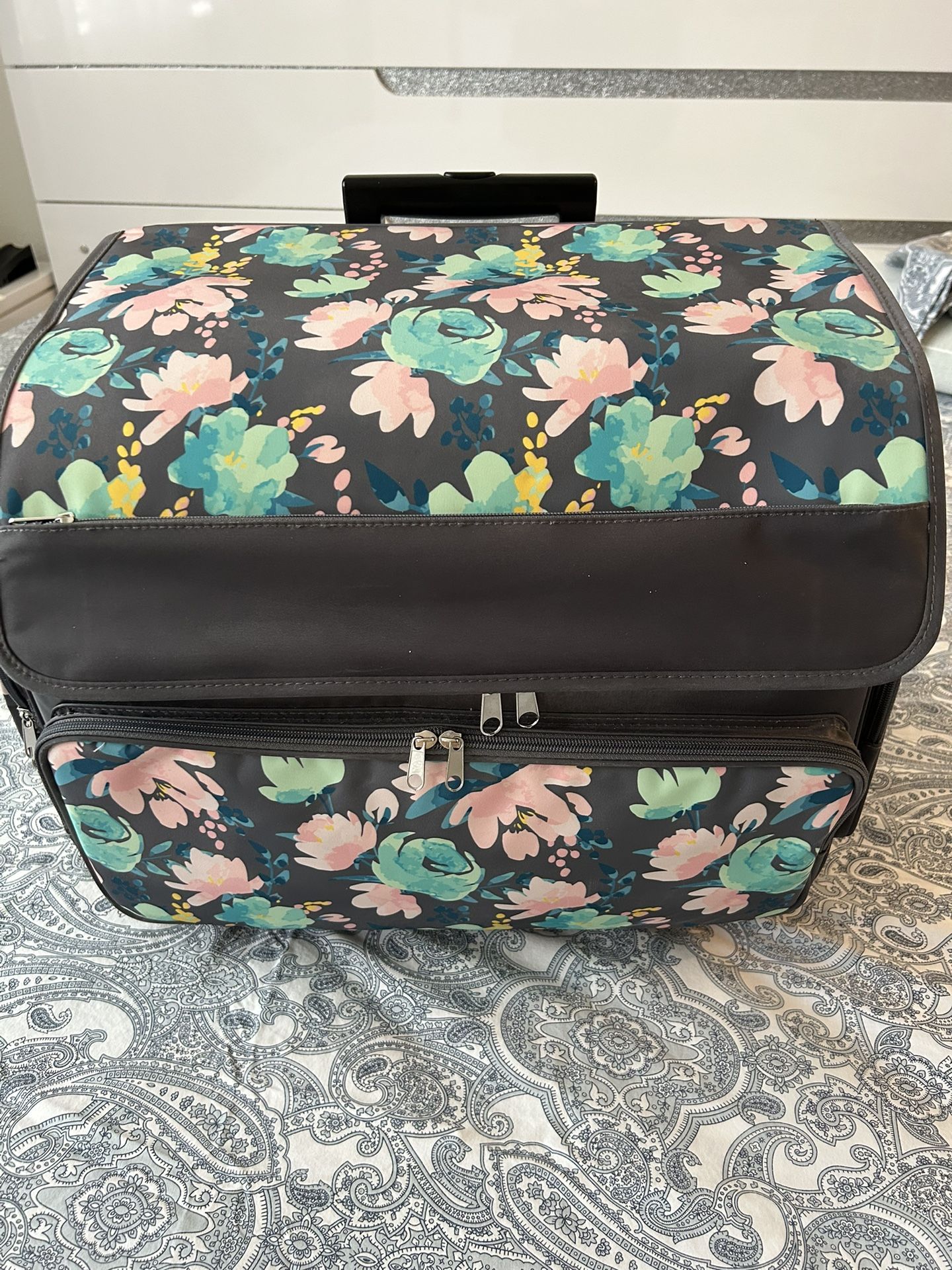 Floral Sewing Machine Case